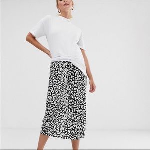 ASOS maternity leopard maxi skirt